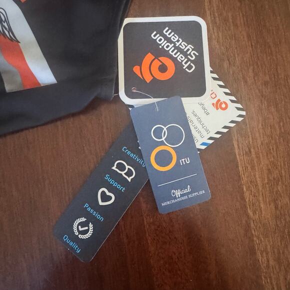 NWT Womens XL Jersey Triathlon Cycling 1/4 Zip Sleeveless ITU Ironheart ChampSys - Picture 10 of 12